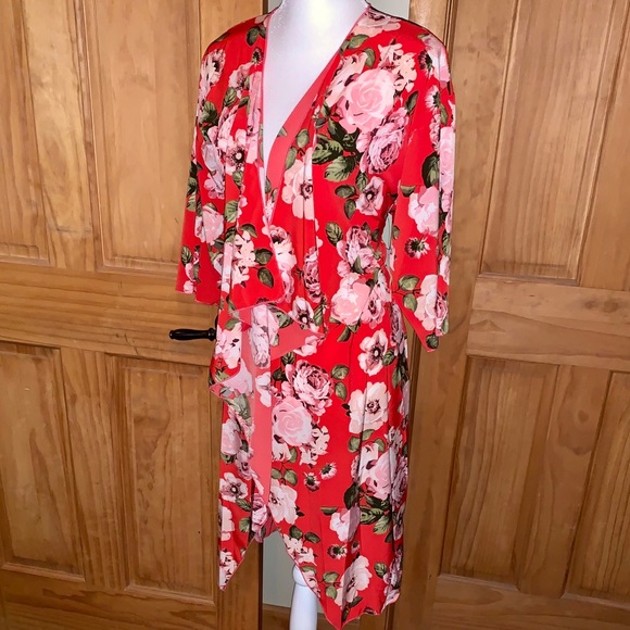 ❌SOLD❌ NWT M LLR Pink Roses Floral Printed Shirley - Picture 7 of 8